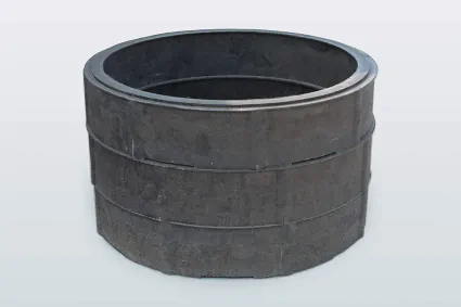 Polymer-sand well rings