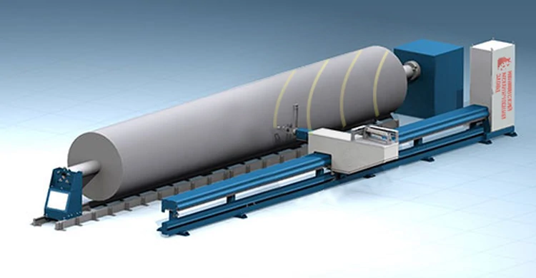 Fiberglass pipe winding line