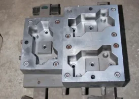 Manufacture of press molds for polymer-sand products