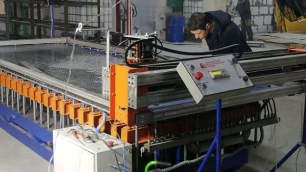 Installation of a GFRP Grating Production Line in Moscow