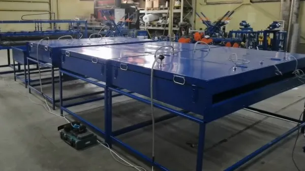 Shipment of composite mesh production equipment to Iraq